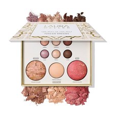 LAURA GELLER NEW YORK The Best of the Best Baked Palette - 토스카나 드림 - 풀 사이즈 - 브론저 블러시 하이라이터 및 아이섀, 1