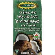 Lets Do Organics Coconut Creamed 7 oz Lets Do Organics 코코넛 크림 7온스, 198g, 1개