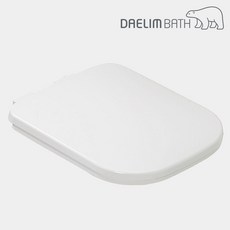 대림바스 TSC-400D 사각 양변기 시트 커버 무소음 댐퍼 슬로우다운 CC-270G1 CC-115 TSC400D, TSC-400, 1개, 화이트