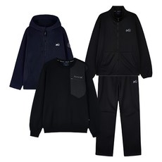 MILLET 兒童刷毛外套 + 大學T + 運動服上衣褲子套組