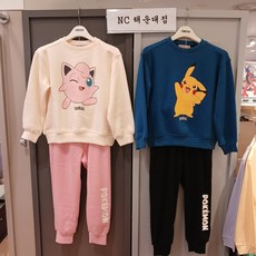 [오후] 보들보들 촉감좋은~푸린~피카츄~포켓몬 융기모 상하세트 OHSM23T2C