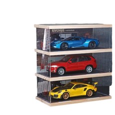 壓克力三層車模展示櫃, 1個