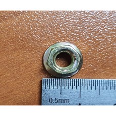 너트 플랜지 육각 M5 천연색아연도금 1개