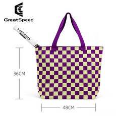 GreatSp 여성 테니스 라켓 가방 대용량 토트 스쿼시 배드민턴 Padel Pi leball 숄더, Type F