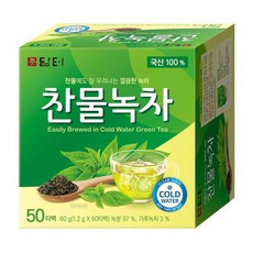 담터 찬물녹차, 1개, 50개입, 1.2g