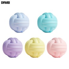 DFMEI 筋膜球瑜伽按摩硅膠家用運動鍛鍊訓練高彈力全身穴位頸椎腿部放鬆, 1個, 筋膜球:綠藍色