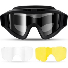 에어소프트 전술 고글 군용 안경 야외 스포츠 조절 가능한 사냥용 안전 사격