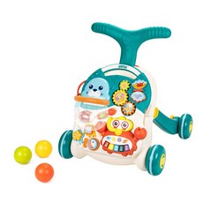 UNIH 2合1學步車遊戲桌, 1個, Multicolor