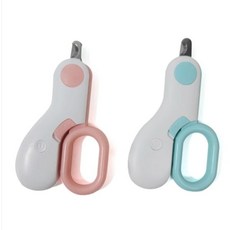 반려견 발톱깎이 발톱가위 소형 LED 셀프 강아지 58419pc 1(EA), 블루