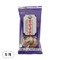 [30년전통] 업소용 냉면 사리 개별포장 평양냉면 면사리 대용량, 5개, 200g