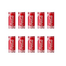 코카콜라 캔 업소용 245ml, 10개