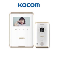 코콤 노출형 아날로그 비디오폰 초인종 세트 KCV-R431E R81E 아파트 빌라 인터폰 교체 설치