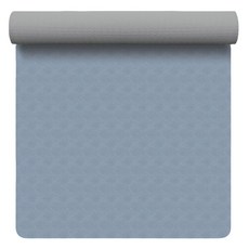 투데이리빙 요가 매트 운동 홈트 헬스 필라테스 스트레칭 장판 두꺼운 충격 소음 흡수 기구 미끄럼 방지 논슬립 도구, 블루, 1개