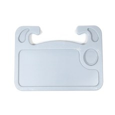 리브온 차량용 핸들 테이블 노트북 식사 트레이 차박 멀티 걸이대, 화이트, 1개