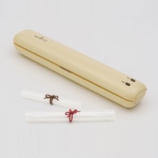 모리츠 원터치 마카롱 진공포장기 옐로우, MJP-1200FJY(Yellow)