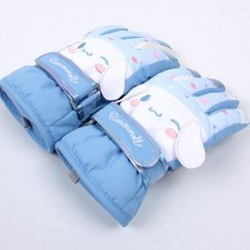 귀여운 케릭터 디자인이 입체적으로 디자인된 어린이 시나모롤 손가락장갑