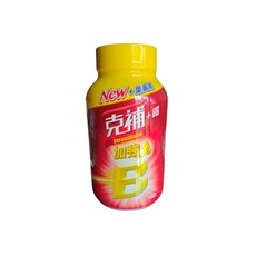 克補 鐵加強錠 完整8種B群 添加葉黃素 薄荷口味, 200顆, 1盒