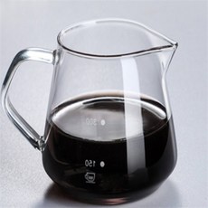하니네 [로하티] 내열유리 핸드드립 커피서버(300ml) 드립커피용품