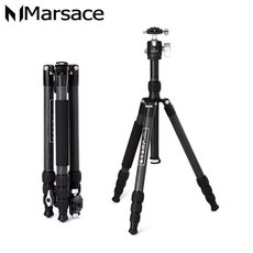 마르사체 Marsace ET-2541T 카본 여행용 카메라 삼각대, 1개