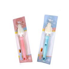 NEW 스펀지 세척솔 1P 스펀지브러쉬 푸고용 써모스 푸고 텀블러 뚜껑 젖꼭지 세척솔, NEW 스펀지솔 1P/핑크, 1개