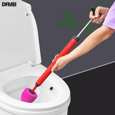 DFMEI 馬桶一炮通家用通馬桶疏通器廁所坐便器堵塞下水管道強力疏通工具, 如圖