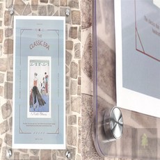 행운몰 부착식 게시판 액자 A4 A3 게시판A4