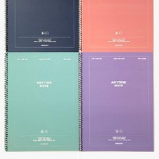 스프링노트 필기노트 학생노트 유선노트 라인노트, 단품