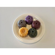 [카페송윤] 수제 양갱 단호박 자색고구마 쑥 팥 흑임자 4구 9구 선물포장 셋트, 9개, 45g