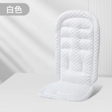 菱形豆豆嬰兒車涼墊, 白色 36*64CM, 1套