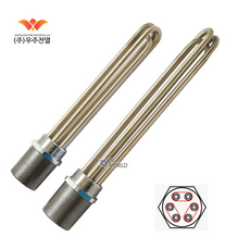 우주전열 투입히터 3KW 5KW 나사식 삼상 220V 온도 800 ~ 1000도, 삼상(220V)-3KW, 1개
