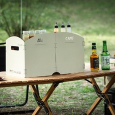 제삼오스토어 버너 멀티 바람막이 가드 스틸 가스통수납 모서리, 블랙