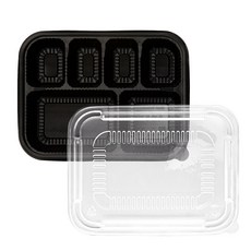 [일용상회]일회용 도시락 용기 BFP 6칸 100세트, 100개, 1세트