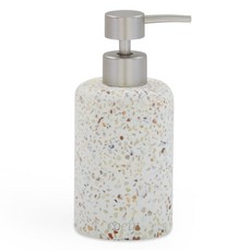 코에르 고급 테라조 손세정제 핸드워시 샴푸 세제 디스펜서, 1개, 테라조-라운드