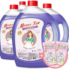 맘스럽 딥클린 라벤더향 액체세제 프리미엄 베이킹소다, 2.5L, 4개