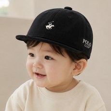 주누하우스 키즈 국산 폴로 클럽 얌체 볼캡 유아 아기 돌 야구 모자 사계절모자 아가 모자
