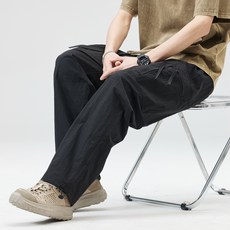 工裝褲 戶外立體直筒褲 春夏兩穿