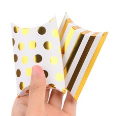 선물박스 접이식 골드무늬 사각 선물상자 선물백, 스트라이프, 스트라이프