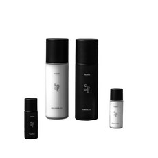 한국콜마기술제휴 고보습 고기능 도화랑 옴므 블랙 2종 세트(스킨+로션+여행용 미니어처) 남성 화장품 세트, 1세트