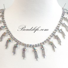 모양체인 모음 1, B-08(45cm), 백금도금, 1개