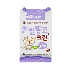 셀렉토리 펫크린 30매 - 손발엉덩이 티슈 고양이항문티슈