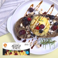 제일유업 잇츠잇 메이플 버터 80g 2ea 160g 1팩 스프레드 베이글 토스트용, 2개