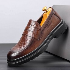 남자 가죽 구두 비지니스 발편한 정장 클래식 영국풍 단화 로퍼 결혼식 캐주얼 스웨이드