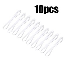 10 20개 얇은 탄력 헤어밴드 땀밴드 축구 러닝 헤어 액세서리 간단한 논슬립 스트레치, 10pcs White