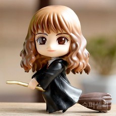 큐포스켓 해리포터 피규어 헤르미온느 론 반프레스토 Qposket 액션 PVC 인형 장식, 해리, 기프트 박스 + 조명