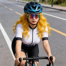 腳踏車頭盔 一體成型 透氣減震, 黑藍漸變, 1個