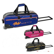 ABS 平衡保齡球 日本進口 簡易組合式拉桿3球袋 （可加購鞋包）, 紫色, 1個