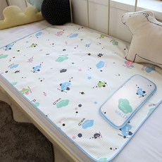 국산 유아 아기방수패드 이불 신생아 사계절 순면 방수요 방수매트 블랭킷 유아담요, 1개, 유아이불/M(90cmX135cm)