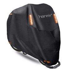 오토바이 커버 오토바이 커버 사계절용 범용 날씨 방수 야외 자외선 차단 반사 스트립 4개 및 보관 가방 포함 XXXL 오토바이 차량 커버, 오토바이 커버, 오토바이 커버 사계절용 범용 날씨 방수