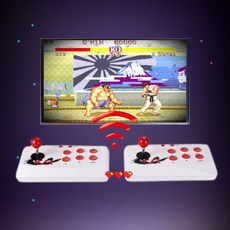 가정용 오락실 오락기 X6 레트로 게임기 휴대용 POY 40S 미니 45S, A. 없음, B. 12인 스트리트 파이터  미국 버전