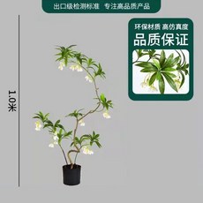 仿真水石榕盆栽 室内客廳落地裝飾假花藝擺件, 1米仿真水石榕, 1個